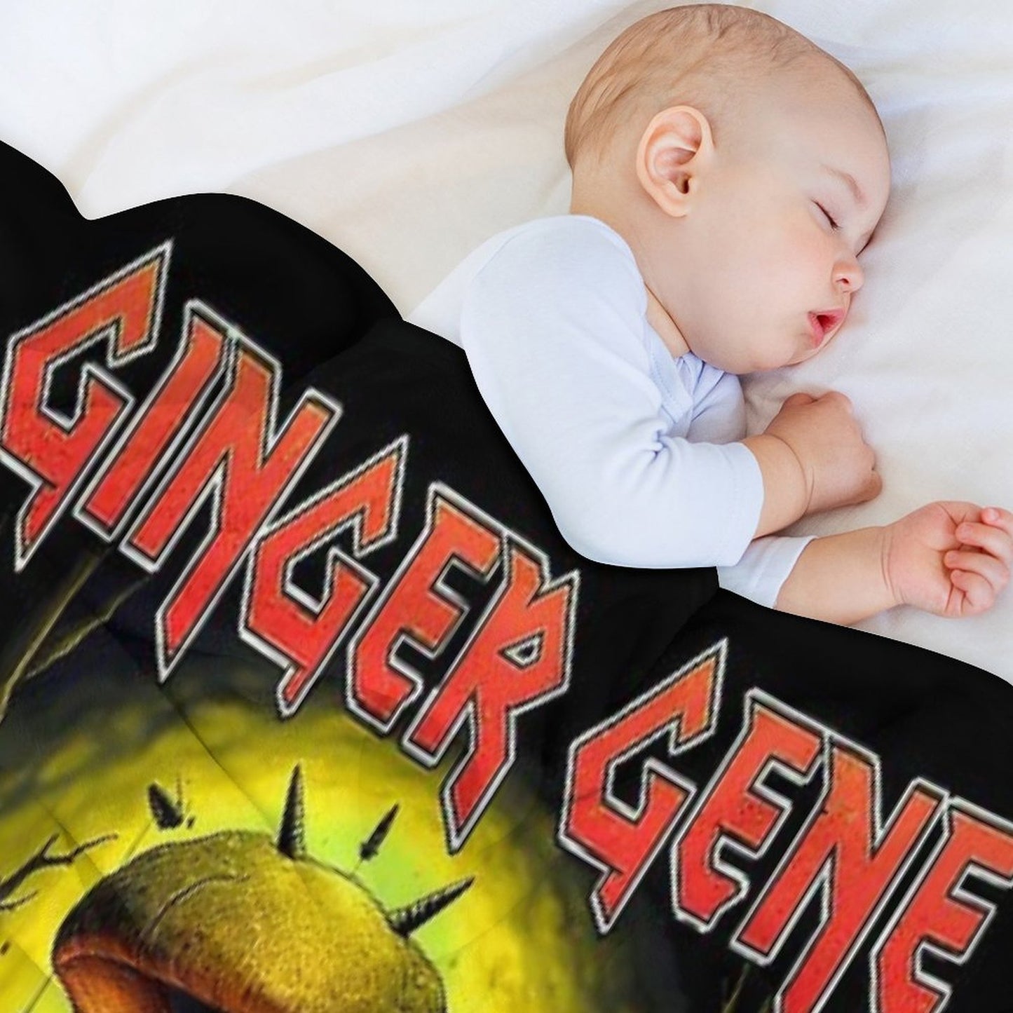 Ginger Gene - Slow Maiden Plush Throw Blanket