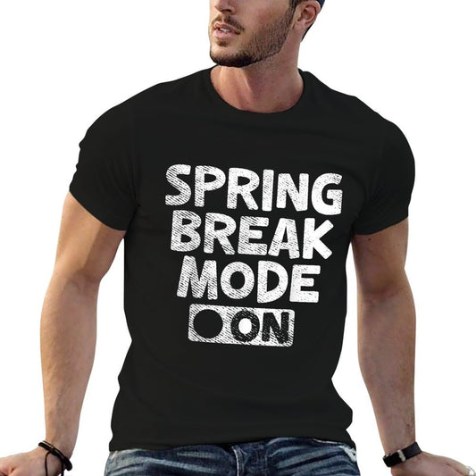 Vintage Spring Break Mode On Funny Teacher Gifts  Breathable T-Shirt