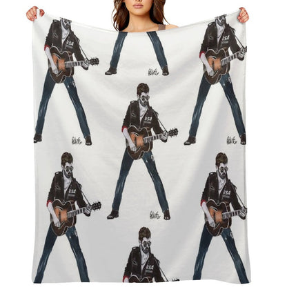 George  Michael Sustainable Throw Blanket