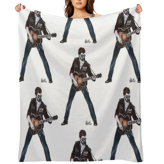 George  Michael Sustainable Throw Blanket