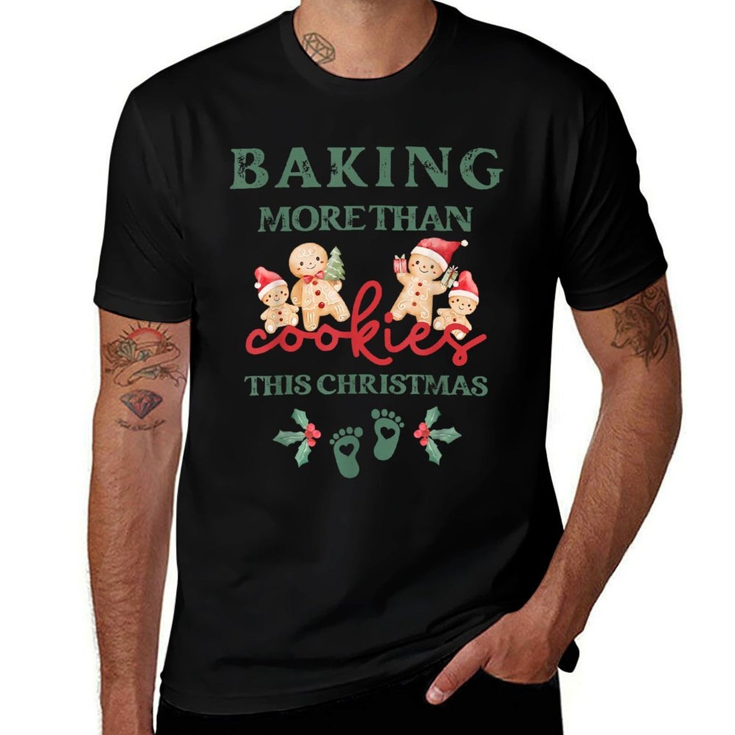Baking More Than Cookies This Christmas Pregnant Mom to Be  Quick-drying T-Shirt