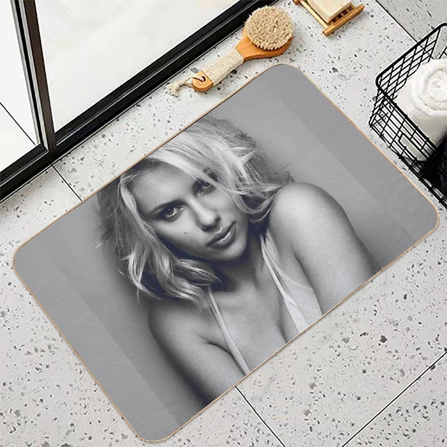 Scarlett Johansson  Non-Slip Bath Mat