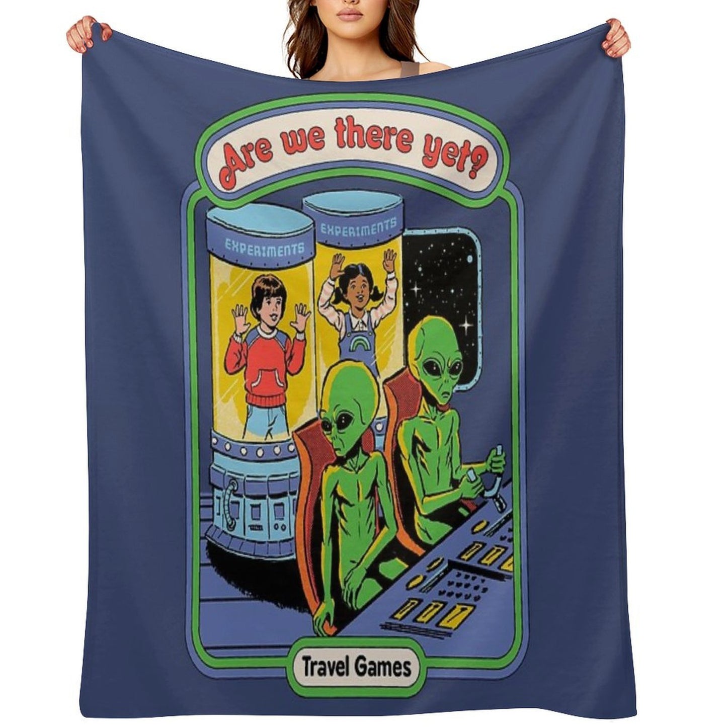 Are We There Yet Machine-washable Throw Blanket