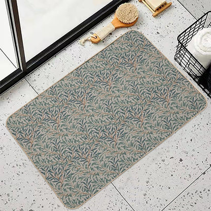 William Morris Vintage Willow Bough  Easy Maintenance Bath Mat