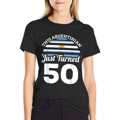 This Argentinian Just Turned 50 Argentina 50th Birthday Gift  Moisture-wicking T-Shirt