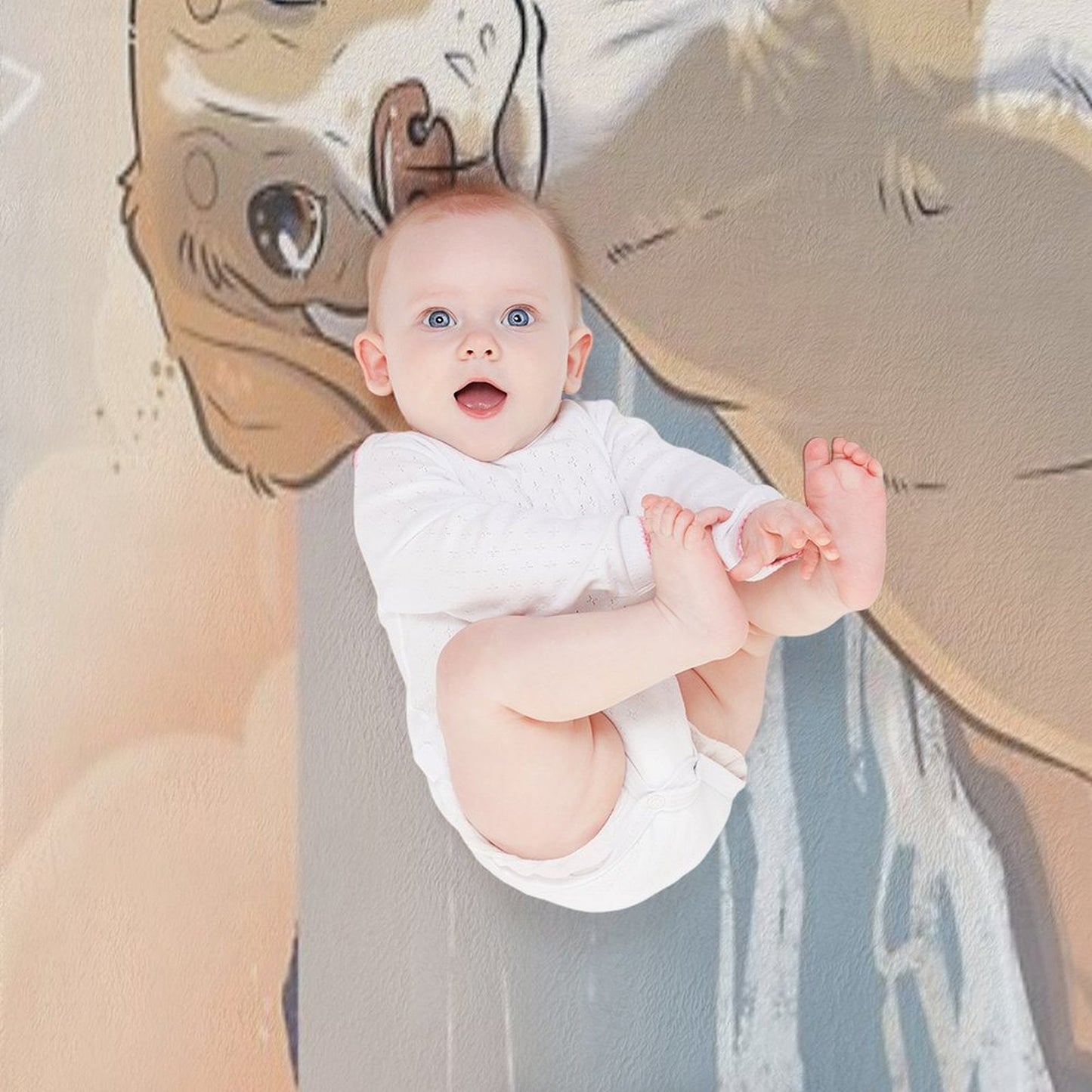 Funky Quick-dry Throw Blanket