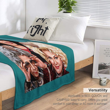 The Nanny - Yetta And Sylvia Versatility Throw Blanket