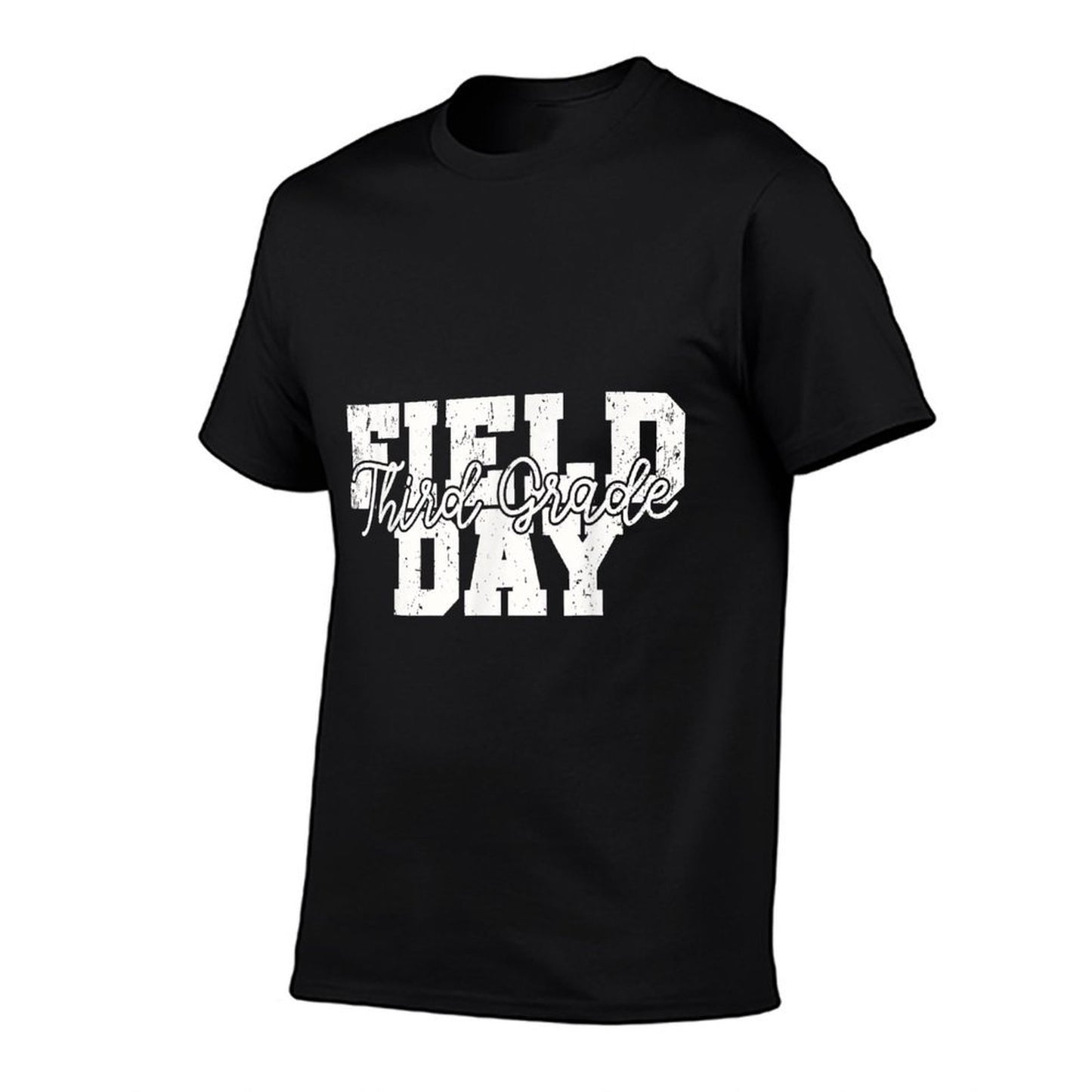 Retro Funny Field Day 2024 Third Grade School Teacher Kids  Trendy Pattern T-Shirt