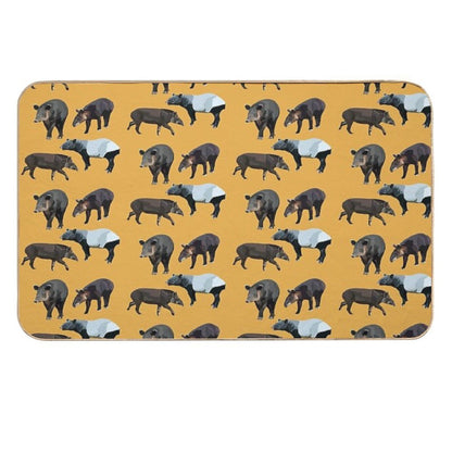 T Is for Tapir  Easy To Clean Bath Mat