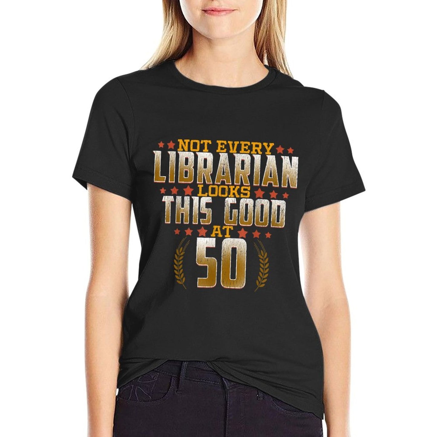 Librarian 50th Birthday  Lightweight T-Shirt