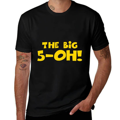 The Big 5-OH! The Big 50, 50th Birthday, 50 Years Old Sweatshirt  Oversized Silhouette T-Shirt