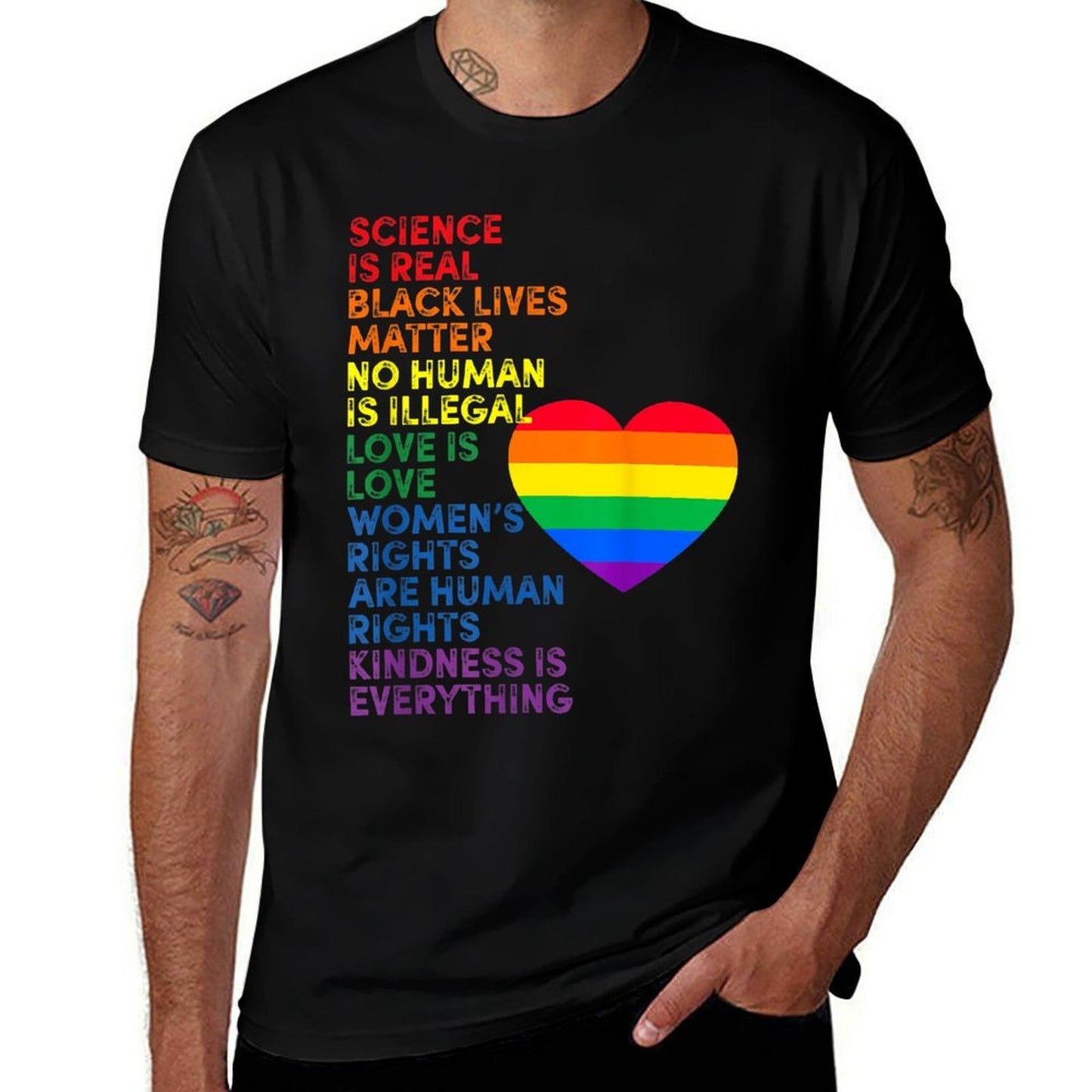 LGBT Pride Rainbow Ally Lesbian Bisexual Transgender  Odor-resistant T-Shirt