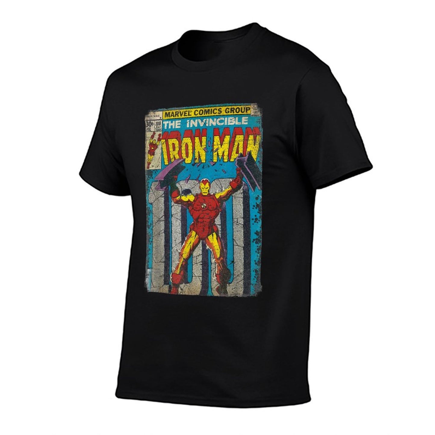 Iron Man Classic Retro Comic Vintage Cover Graphic  Soft T-Shirt
