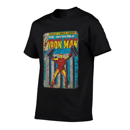 Iron Man Classic Retro Comic Vintage Cover Graphic  Soft T-Shirt
