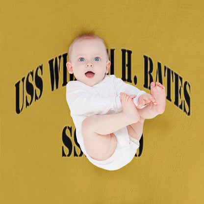 USS WILLIAM H. BATES (SSN-680) SHIP'S STORE Eco-conscious Throw Blanket