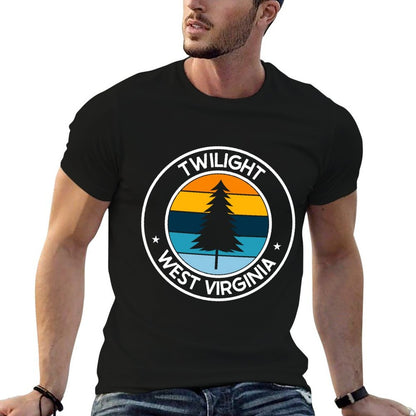 Twilight West Virginia WV USA City Pride Retro Sunset  Breathable T-Shirt