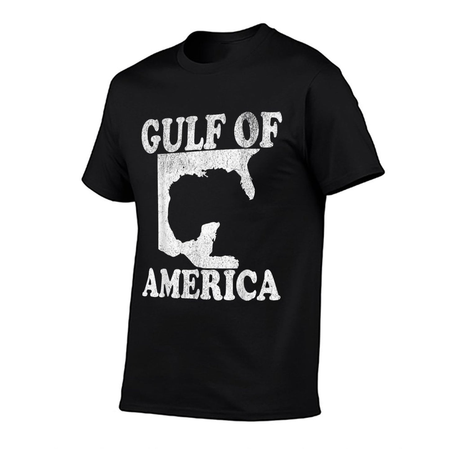 Vintage Gulf of USA America Funny USA Flag Soft T-Shirt