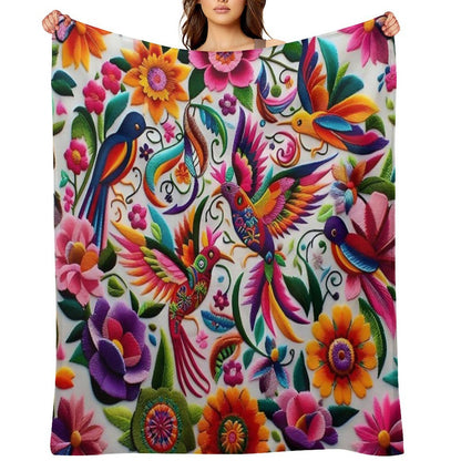 Mexico Art Easy Care Throw Blanket