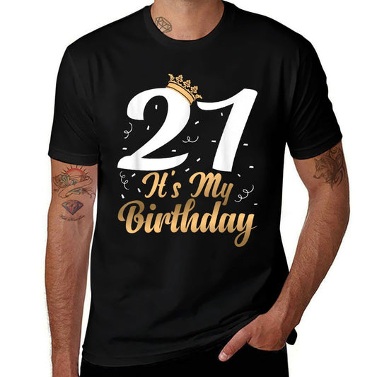 21 It's My Birthday Party Celebrate 21St Birthday  Lightweight T-Shirt