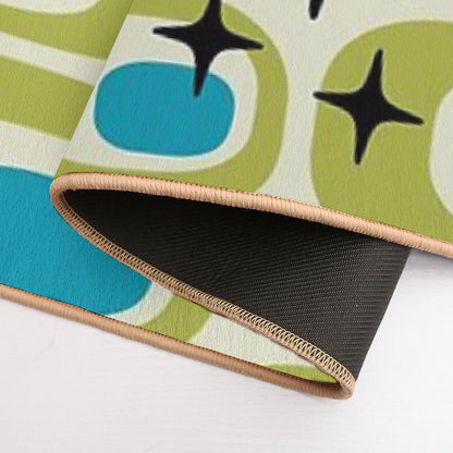 Mid Century Modern Atomic Sparkles 722  Odorless Bath Mat