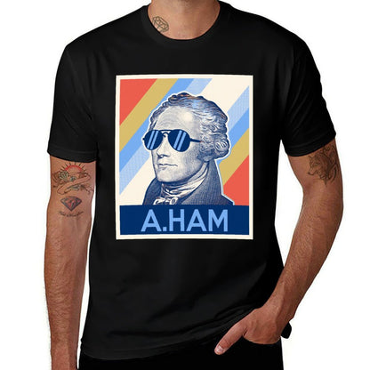 Hamilton Wearing Sunglasses  Affordable Price T-Shirt