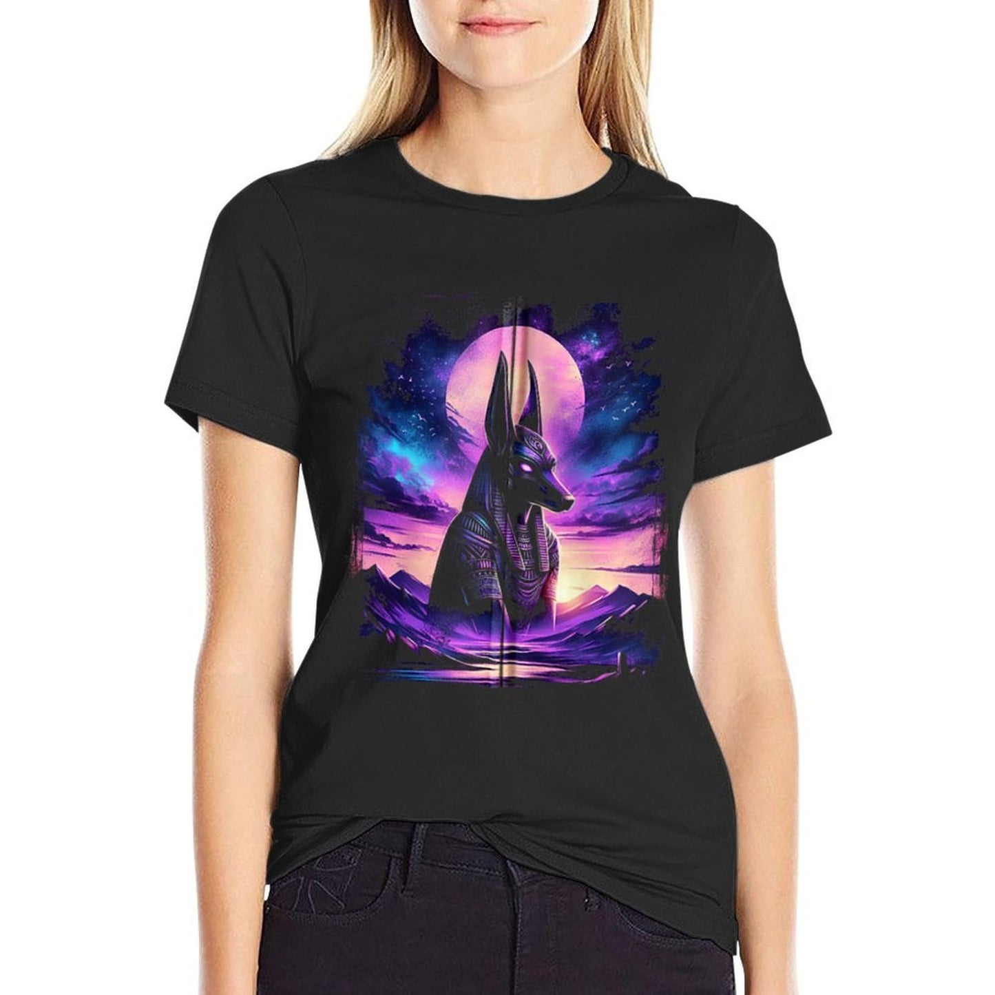 Anubis in Twilight Zip  Easy-care T-Shirt