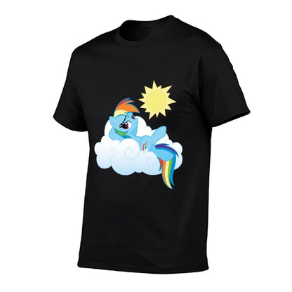 My Little Pony Rainbow Dash Fluffy Cloud  Odor-resistant T-Shirt