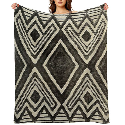 Navajo Blanket,southwestern Art,native American Art,indian Art,arizona,dessert,geometric Pattern,bow And Arrows,cowboys And Indi Wrinkle-free Throw Blanket