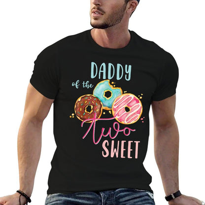 Daddy Sweet Two Donut Birthday Party Theme Girl  Vintage-inspired T-Shirt