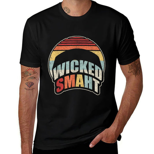 Vintage Retro Wicked Smaht  Trendy Pattern T-Shirt
