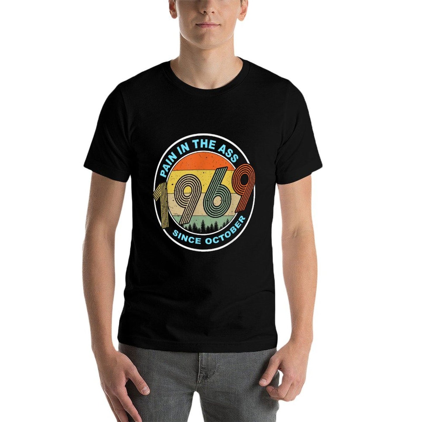 October 1969 50th Birthday  Vintage 1969 Birthday  Versatile T-Shirt
