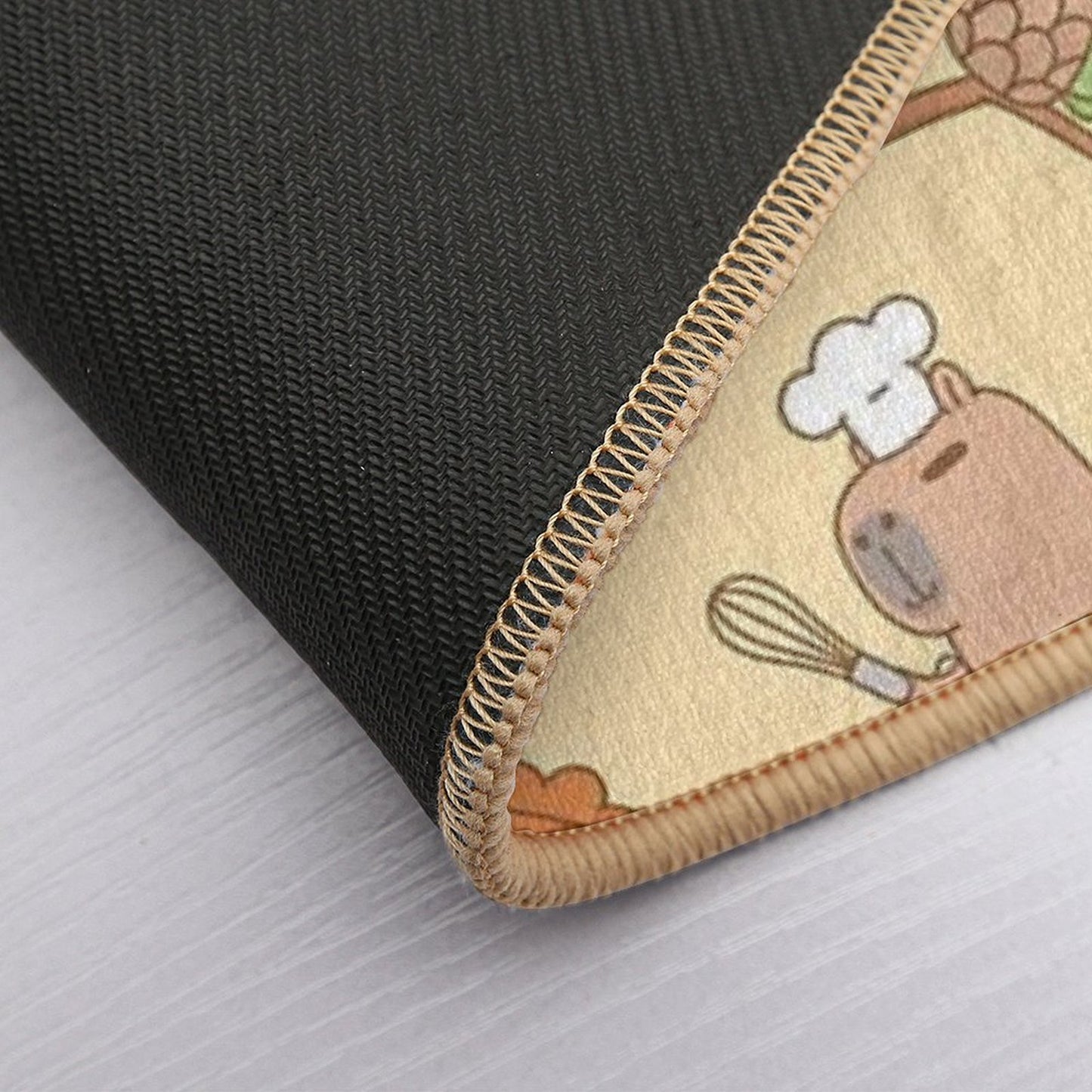 Bubu The Guinea Pig, Fall And Pie  Toxin-Free Bath Mat
