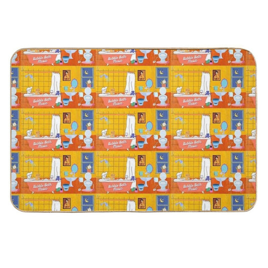 Bubble Bath  Rapid-Drying Bath Mat