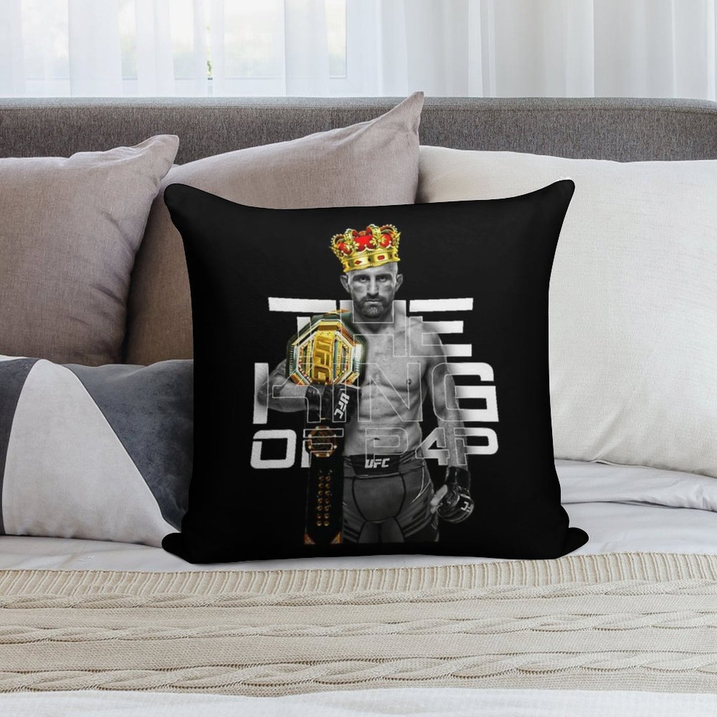 Alexander Volkanovski The Great UFC Soft Home Decor Throw Pillow