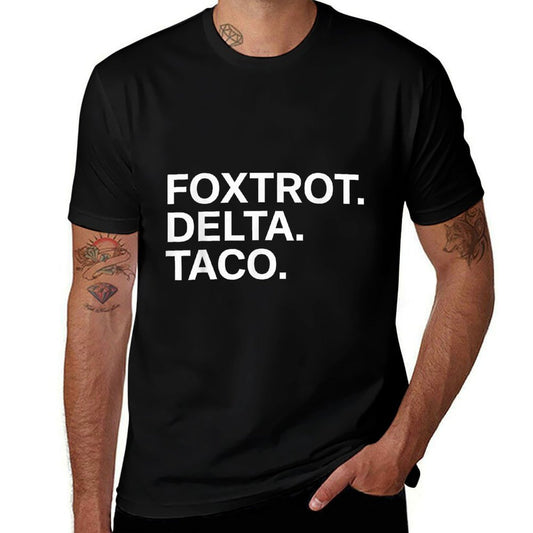 Foxtrot Delta Taco Military Funny Design  Lightweight T-Shirt
