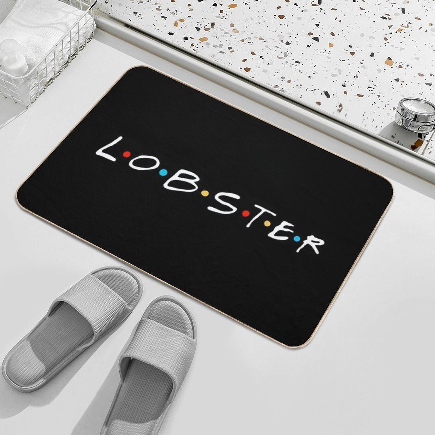 Lobster  Slip-Resistant Bath Mat