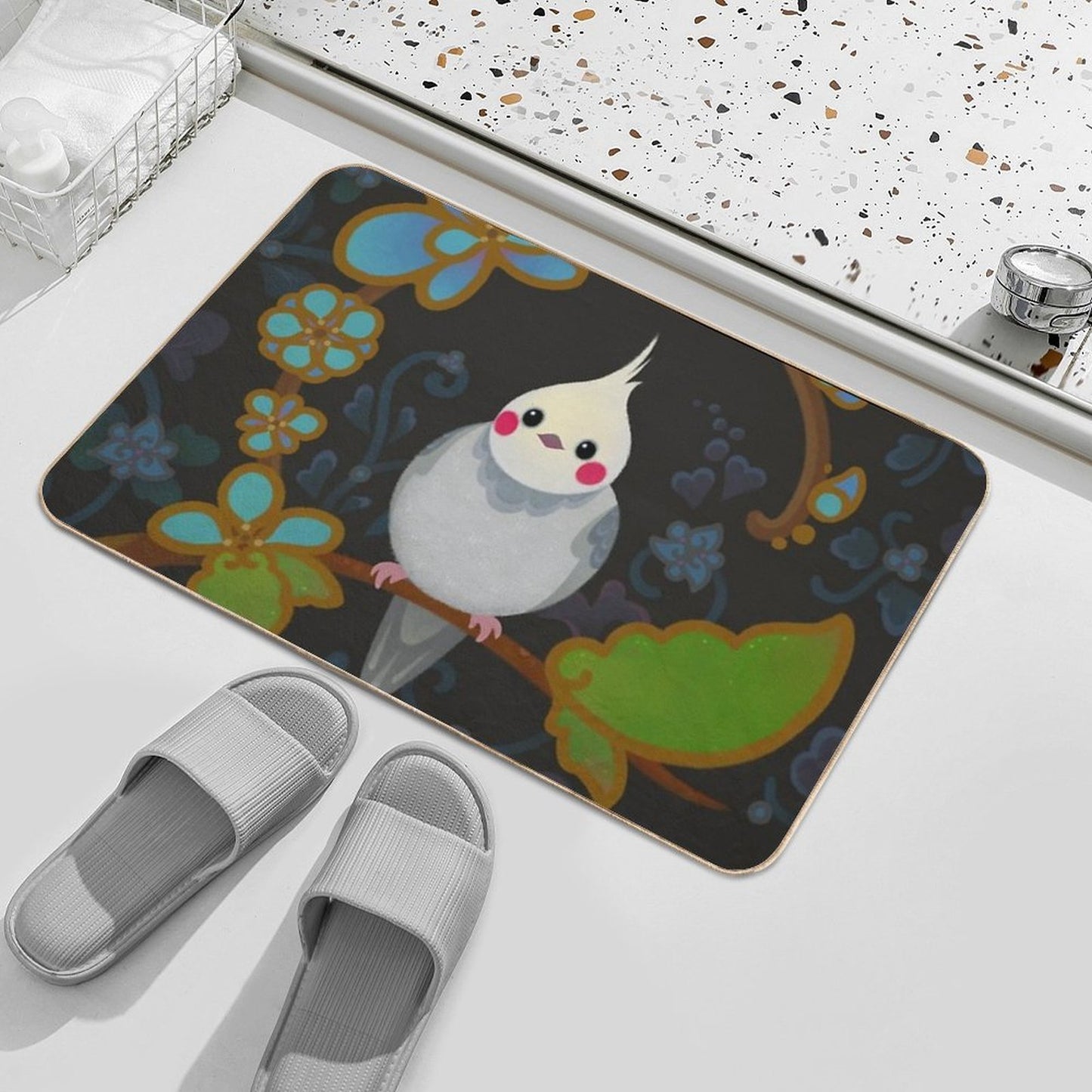 Cockatiel  High-Traffic Bath Mat