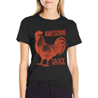 Awesome Sauce Rooster  Vintage-inspired T-Shirt