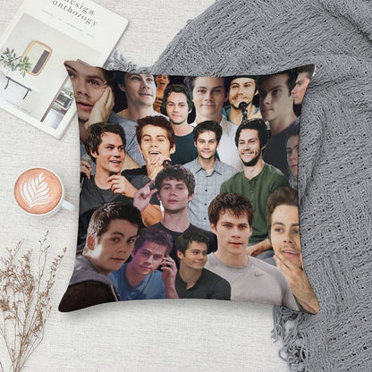 Dylan O’Brien Collage Soft Gift Ready Throw Pillow