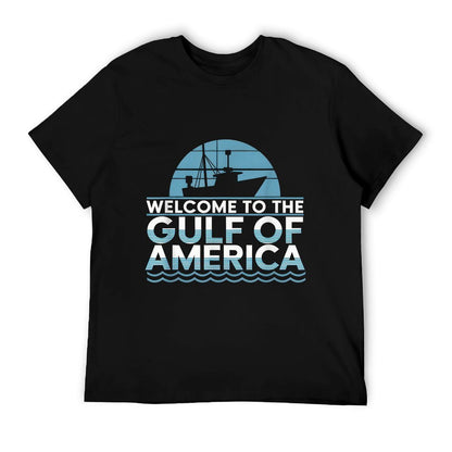 Gulf Of USA America Gift Men Women Flag Beach Summer-ready Fabric T-Shirt