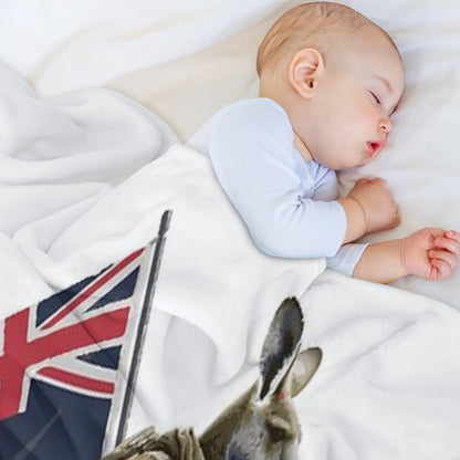 Aussie Army Digger Easy Care Throw Blanket