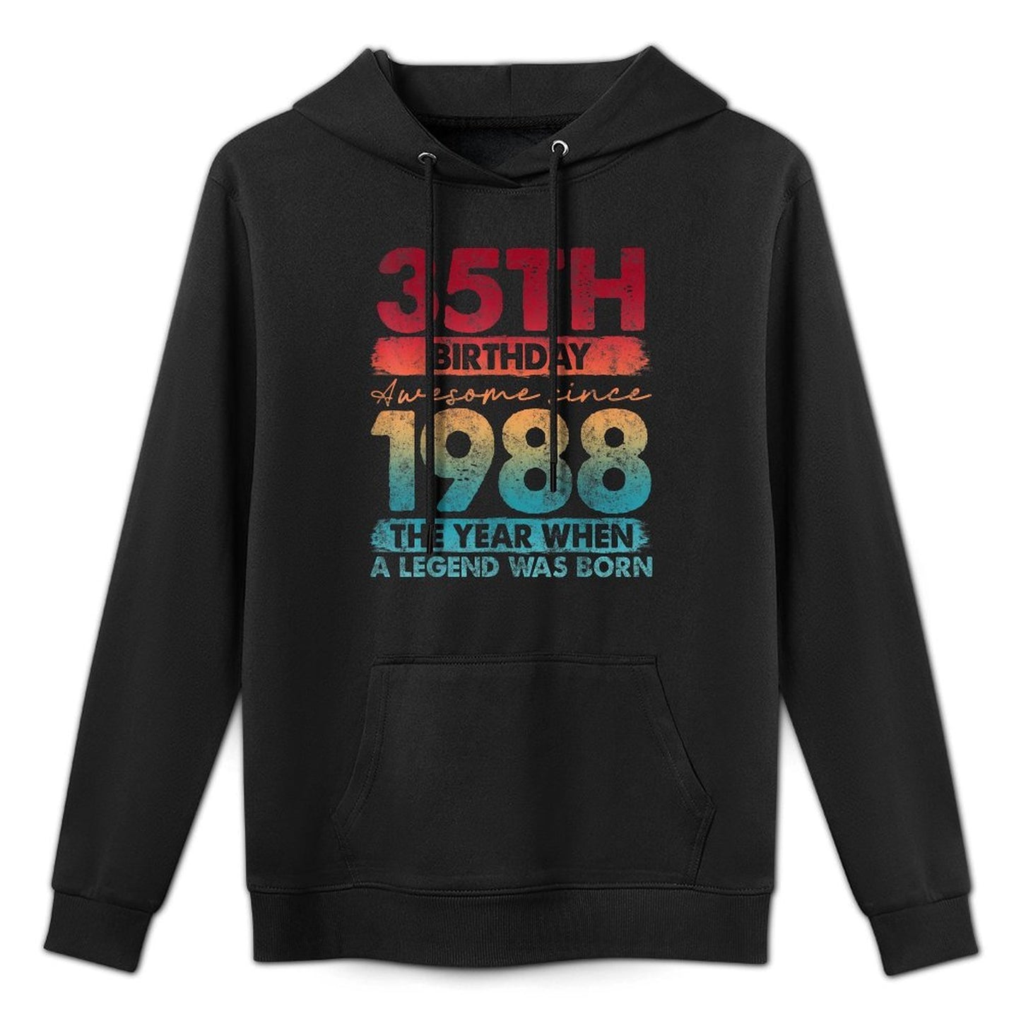 Vintage 1988 35 Year Old Gifts Limited Edition 35th Birthday Customizable Surface Hoodie
