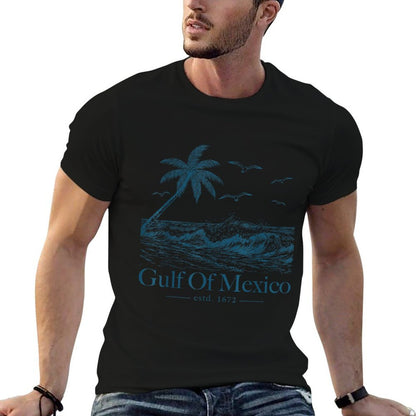 Gulf of Mexico Since 1672 Retro Vintage Beach  Breathable T-Shirt