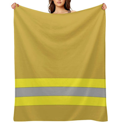 Firefighter Turnout Gear Shrink-resistant Throw Blanket