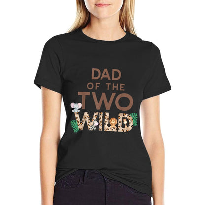 Dad of The Two Wild Animal Safari 2nd Birthday Theme Family  Classic T-Shirt