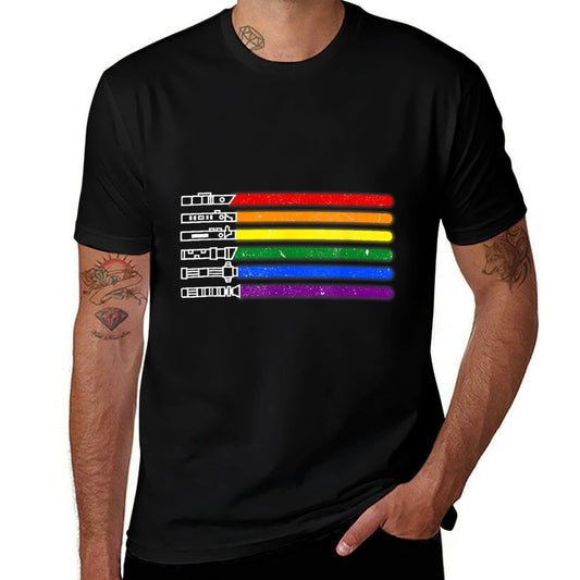 Funny Gay Saber Rainbow LGBT Pride Month 2022 LGBTQ  Moisture-wicking T-Shirt