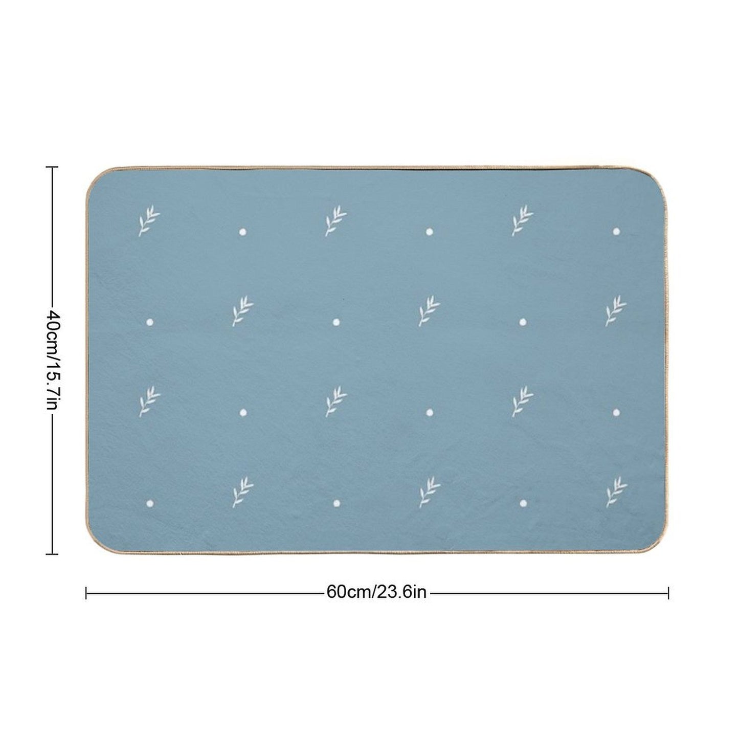 Royal Garden16  Repositionable Bath Mat