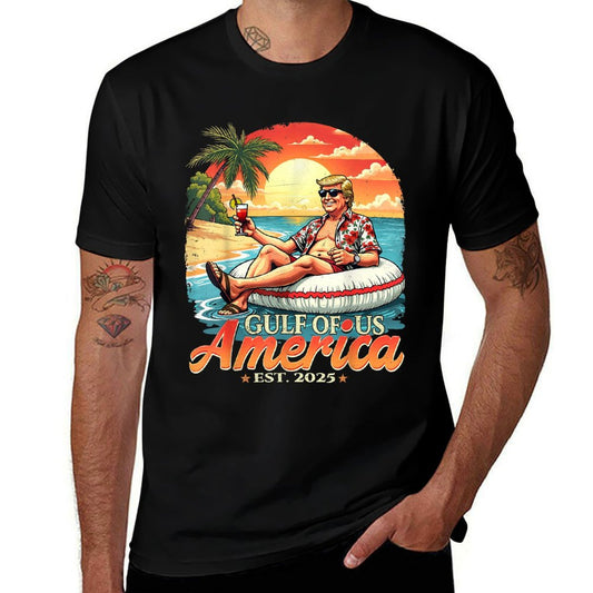 Vintage Funny Trump America's Gulf Trump Merchandise Quick-drying T-Shirt