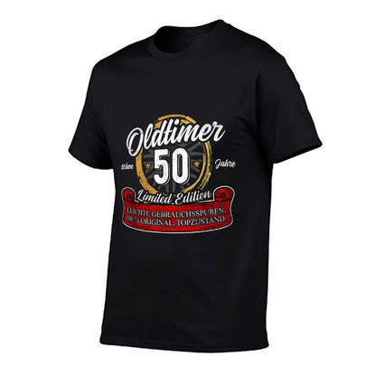 50th Birthday Old Car Model 50th Birthday Gift  Vintage-inspired T-Shirt