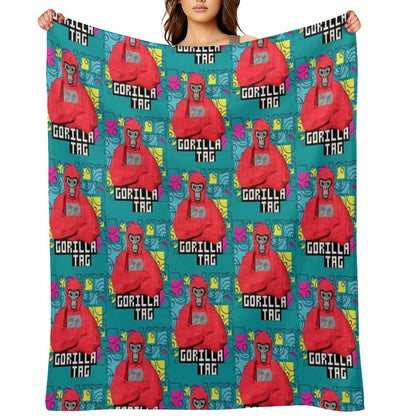 Gorilla Tag Cools Red 4 Compact Throw Blanket